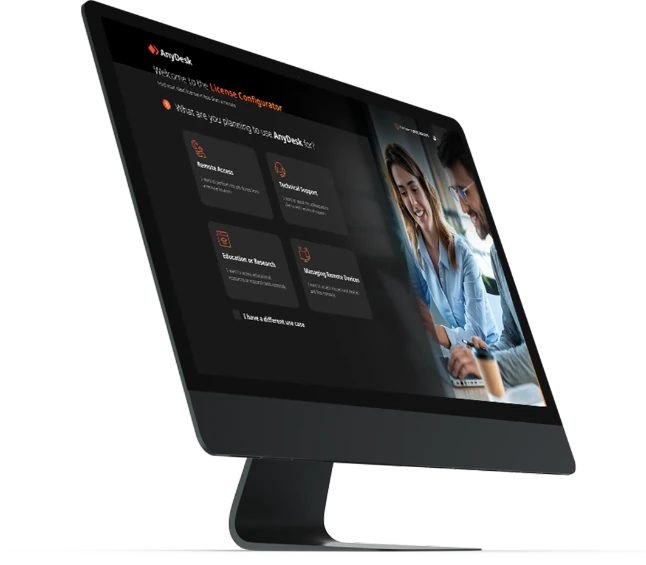 AnyDesk app download in dual theme