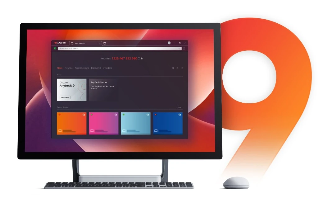 AnyDesk app help in dual theme